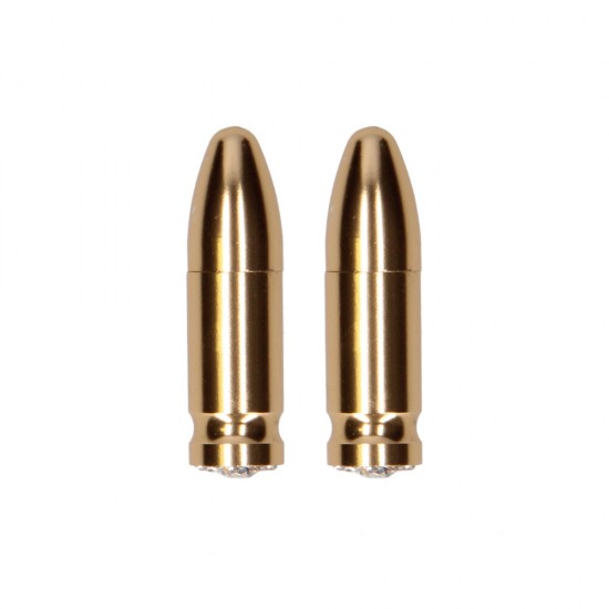 Ouch Magnetic Nipple Clamps Diamond Bullet Gold Ouch Magnetic Nipple Clamps Diamond Bullet Gold