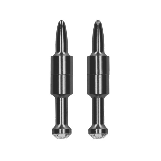 Ouch Magnetic Nipple Clamps Diamond Pin Grey Ouch Magnetic Nipple Clamps Diamond Pin Grey