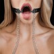 Ouch O Ring Gag With Nipple Clamps Ouch O Ring Gag With Nipple Clamps
