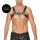 Ouch Chest Bulldog Harness Black Large to Xlarge Ouch Chest Bulldog Harness Black Large to Xlarge