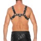 Ouch Chest Bulldog Harness Black Large to Xlarge Ouch Chest Bulldog Harness Black Large to Xlarge