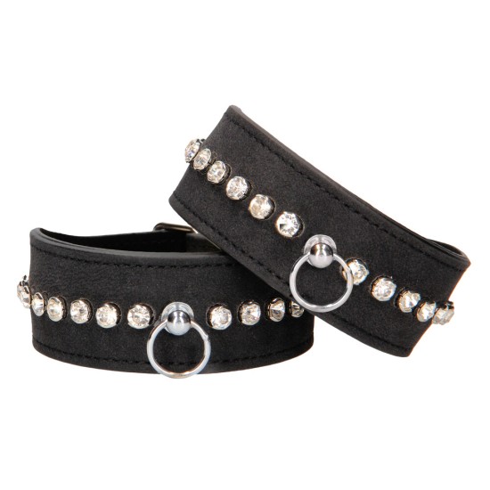 Ouch Diamond Studded Wrist Cuffs Ouch Diamond Studded Wrist Cuffs