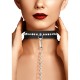Ouch Diamond Studded Collar With Leash Ouch Diamond Studded Collar With Leash