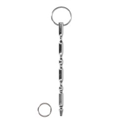 Ouch Urethral Sounding Steel Dilator With Ring Ouch Urethral Sounding Steel Dilator With Ring