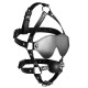 Ouch Xtreme Blindfolded Harness With Solid Ball Gag Ouch Xtreme Blindfolded Harness With Solid Ball Gag