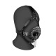 Open Mouth Gag Head Harness with Plug Stopper Open Mouth Gag Head Harness with Plug Stopper