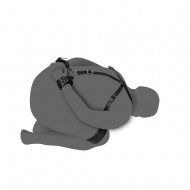 Body Harness with High and Hand Cuffs Body Harness with High and Hand Cuffs