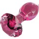 Icicles No.79 Pink Crystal Glass Butt Plug Icicles No.79 Pink Crystal Glass Butt Plug