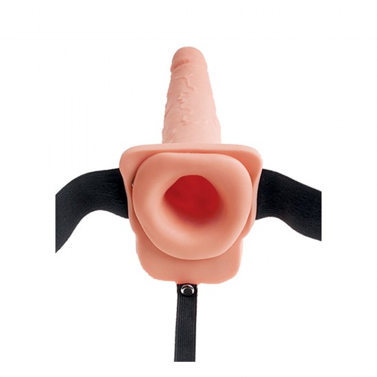 Fetish Fantasy 7.5 Inch Hollow Squirting Strapon Fetish Fantasy 7.5 Inch Hollow Squirting Strapon