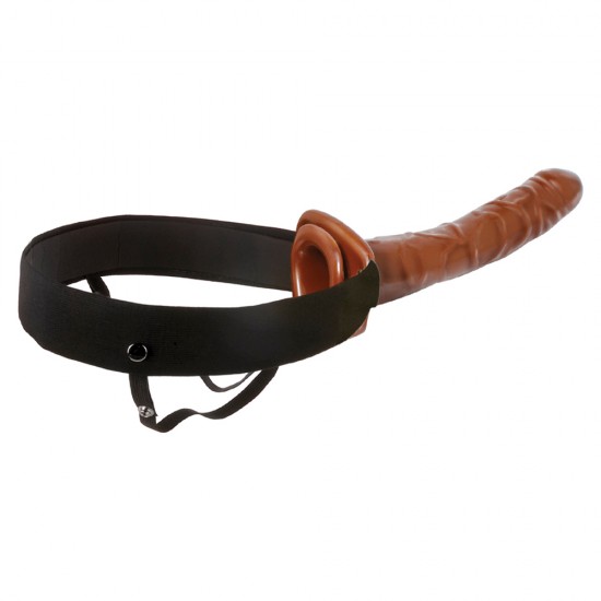 Fetish Fantasy Series 10 Inch Chocolate Dream Hollow StrapOn Fetish Fantasy Series 10 Inch Chocolate Dream Hollow StrapOn