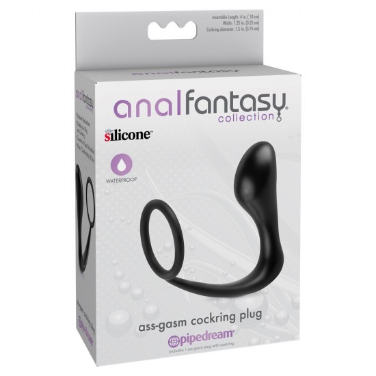 Pipedream Anal Fantasy Ass Gasm Cockring Plug Pipedream Anal Fantasy Ass Gasm Cockring Plug