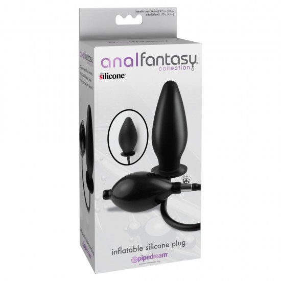 Anal Fantasy Inflatable Silicone Plug 4.25 Inches Anal Fantasy Inflatable Silicone Plug 4.25 Inches