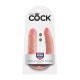 King Cock Medium Double Trouble Flesh Dildo King Cock Medium Double Trouble Flesh Dildo