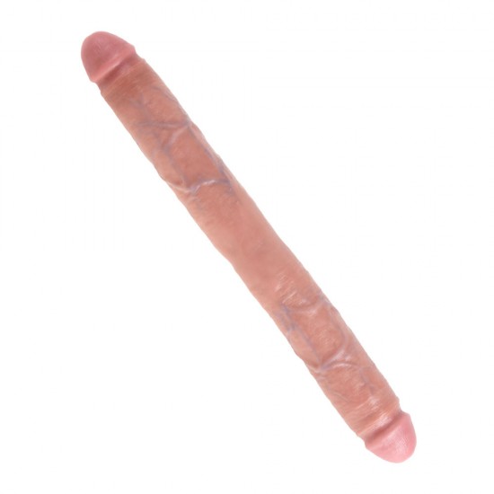 King Cock 16 Inch Thick Double Dildo flesh King Cock 16 Inch Thick Double Dildo flesh