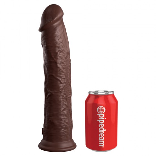 King Cock Elite 11 Inch Dual Density Cock Flesh Brown King Cock Elite 11 Inch Dual Density Cock Flesh Brown