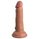 King Cock Elite 6 Inch Dual Density Vibrating Cock Flesh Brown King Cock Elite 6 Inch Dual Density Vibrating Cock Flesh Brown