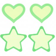 Peekaboo Pasties Glow In the Dark Peekaboo Pasties Glow In the Dark