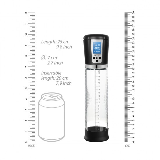 Premium Rechargeable Automatic LCD Penis Pump Premium Rechargeable Automatic LCD Penis Pump