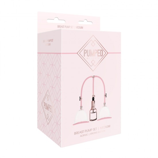 Pumped Breast Pump Medium Rose Gold Pumped Breast Pump Medium Rose Gold