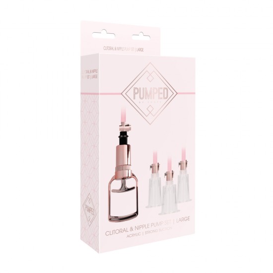 Pumped Clitoral and Nipple Pump Set Pumped Clitoral and Nipple Pump Set