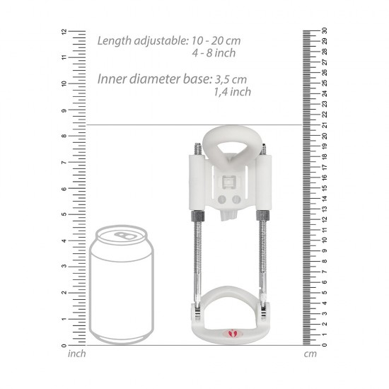 Pumped Penis Extender White Pumped Penis Extender White