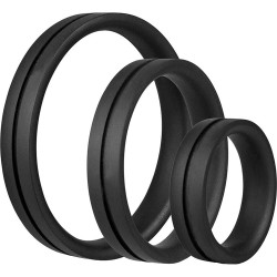 Screaming O RingO Pro X3 Cock Rings Black Screaming O RingO Pro X3 Cock Rings Black