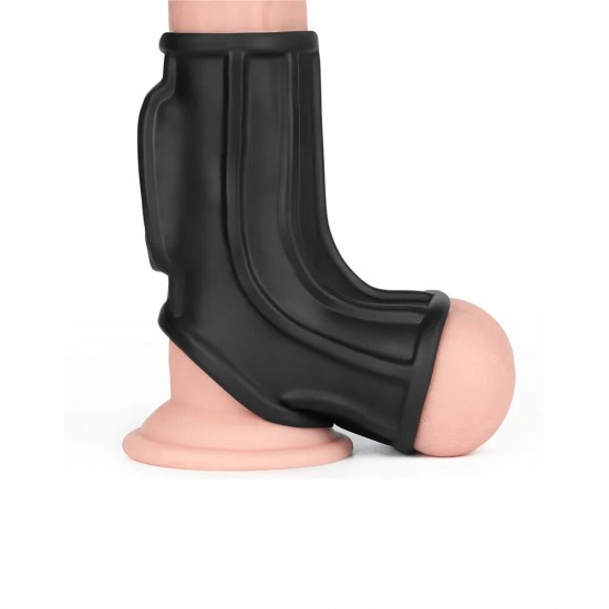 Lovetoy Ridge Vibrating Penis Scrotum Sleeve Lovetoy Ridge Vibrating Penis Scrotum Sleeve