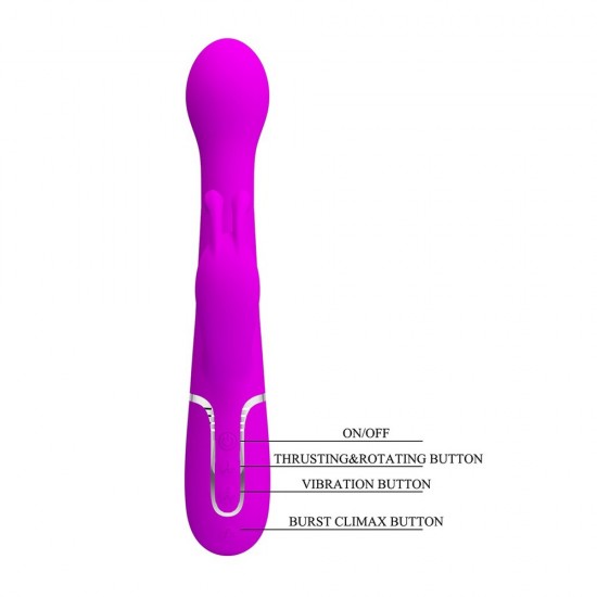 Pretty Love Dejon Rechargeable Rabbit Vibrator Pretty Love Dejon Rechargeable Rabbit Vibrator
