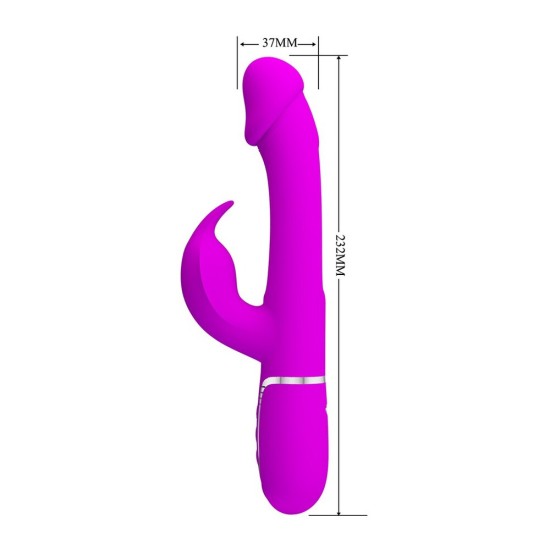 Pretty Love Kampas Rechargeable Rabbit Vibrator Pretty Love Kampas Rechargeable Rabbit Vibrator
