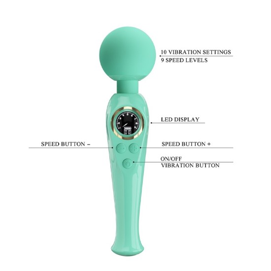 Pretty Love Skyler Wand With LED Display Pretty Love Skyler Wand With LED Display