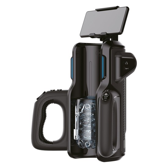 Leten Super Thrusting Masturbator with Phone Mount Leten Super Thrusting Masturbator with Phone Mount