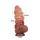 Lovetoy Extreme Dildo With Rope Pattern Lovetoy Extreme Dildo With Rope Pattern