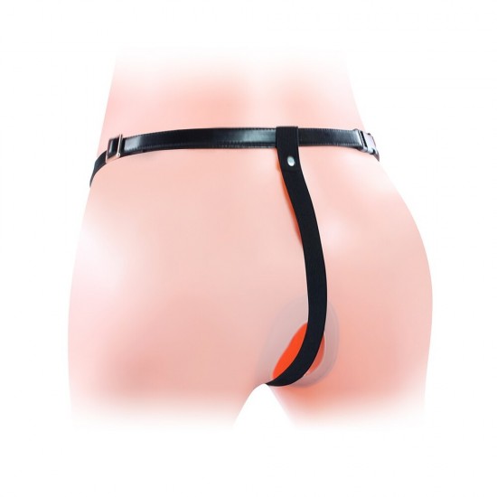 Lovetoy Unisex Hollow Double Strap On 6 Inch Lovetoy Unisex Hollow Double Strap On 6 Inch