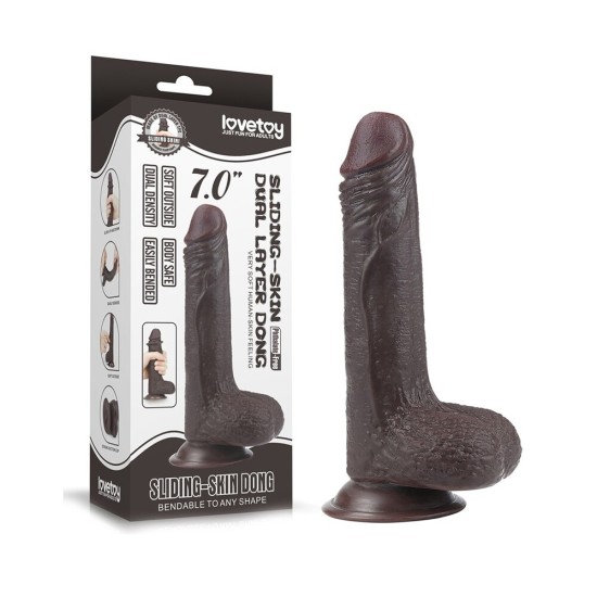 Lovetoy Sliding Skin 7 Inch Dong Lovetoy Sliding Skin 7 Inch Dong