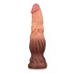Lovetoy 9.5 Inch Dual Layered Silicone Cock Flesh Brown Lovetoy 9.5 Inch Dual Layered Silicone Cock Flesh Brown