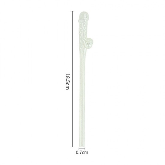 Lovetoy Pack Of 9 Willy Straws Glow In The Dark Lovetoy Pack Of 9 Willy Straws Glow In The Dark