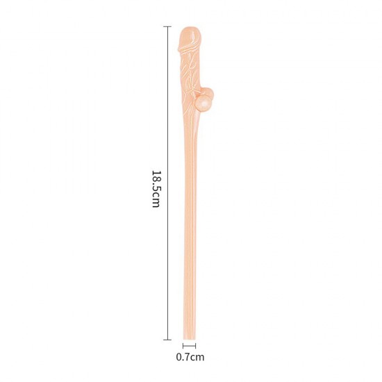 Lovetoy Pack Of 9 Willy Straws Flesh Pink Lovetoy Pack Of 9 Willy Straws Flesh Pink
