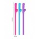 Lovetoy Pack Of 9 Willy Straws Blue Pink And Purple Lovetoy Pack Of 9 Willy Straws Blue Pink And Purple
