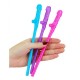 Lovetoy Pack Of 9 Willy Straws Blue Pink And Purple Lovetoy Pack Of 9 Willy Straws Blue Pink And Purple