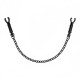 Black Metal Adjustable Nipple Clamps With Chain Black Metal Adjustable Nipple Clamps With Chain