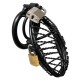 Opening Metal Male Chastity Device With 2 Padlocks Opening Metal Male Chastity Device With 2 Padlocks