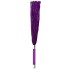 Purple Suede Flogger With Glass Handle And Crystal