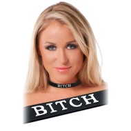 Black Silicone Bitch Collar Black Silicone Bitch Collar