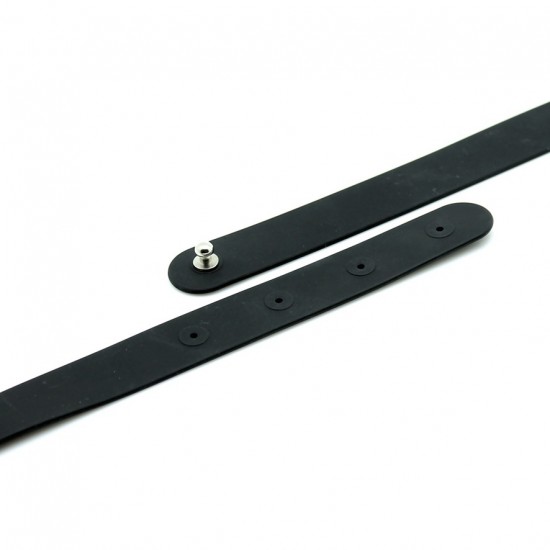 Black Silicone Submissive Collar