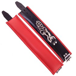 Rouge Garments Ankle Cuffs Padded Red Trimmed Rouge Garments Ankle Cuffs Padded Red Trimmed