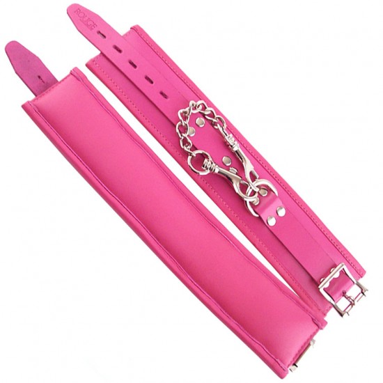 Rouge Garments Ankle Cuffs Padded Pink Rouge Garments Ankle Cuffs Padded Pink