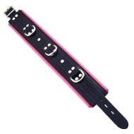 Rouge Garments Black And Pink Padded Collar Rouge Garments Black And Pink Padded Collar