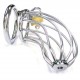 Rouge Stainless Steel Chasity Cock Cage With Padlock Rouge Stainless Steel Chasity Cock Cage With Padlock