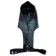 Rouge Leather Harness with Faux Leather Hoodie Rouge Leather Harness with Faux Leather Hoodie