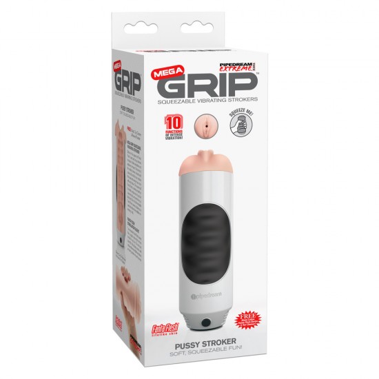 Pipedream Extreme Mega Grip Squeezable Pussy Stroker Masturbator Pipedream Extreme Mega Grip Squeezable Pussy Stroker Masturbator